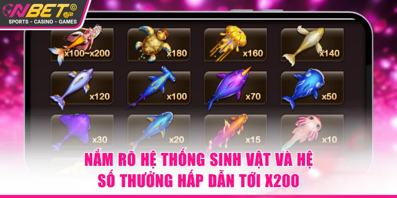 Nắm rõ hệ thống sinh vật và hệ số thưởng hấp dẫn tới x200